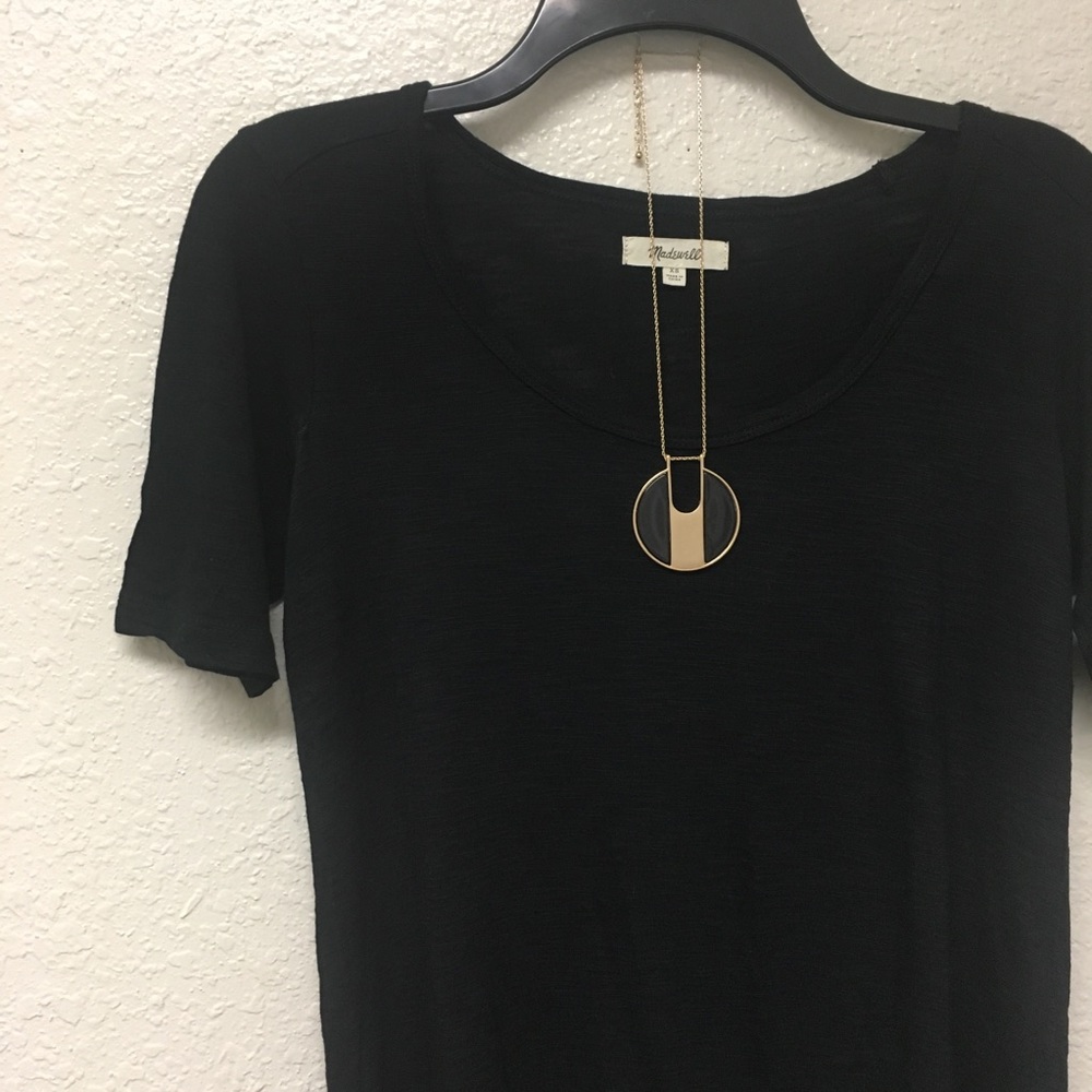 Panacea Gold and Black Circular Pendant